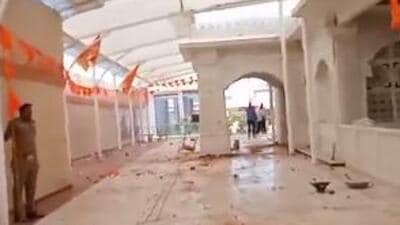 The arrests were made in connection with clashes that broke out between two groups in Ahmedabad on May 7 night (Videograb/X/damayanteedhar) The arrests were made in connection with clashes that broke out between two groups in Ahmedabad on May 7 night (Videograb/X/damayanteedhar)