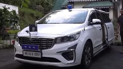 The vehicle used by DGP LR Bishnoi uses a registration number that, according to transport department database, is allocated to a Hyundai Verna (Photo HT/Sourced) The vehicle used by DGP LR Bishnoi uses a registration number that, according to transport department database, is allocated to a Hyundai Verna (Photo HT/Sourced)