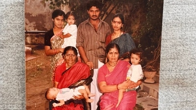 Vijay’s brother Anand Deverakonda also shared childhood memories on X, wishing the star. (X) Vijay’s brother Anand Deverakonda also shared childhood memories on X, wishing the star. (X)
