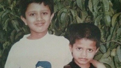 The siblings are three years apart, with Vijay seemingly playing the role of a protective older brother so well. (X) The siblings are three years apart, with Vijay seemingly playing the role of a protective older brother so well. (X)