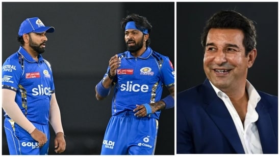 Wasim feels Hardik should have been Rohit's deputy at IPL 2024 (AFP-Getty Images)