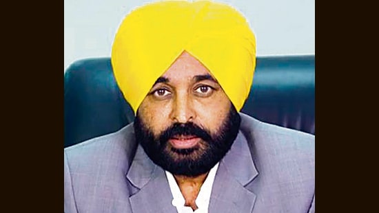 Punjab CM Bhagwant Mann is a star campaigner for the AAP’s Lok Sabha campaign in Delhi. (File Photo)