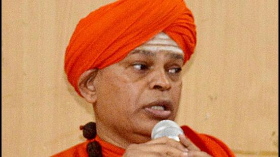 The SJM mutt in Chitradurga has been in controversy over the alleged child sexual assault by its pontiff Shivamurthy Murugha Sharanaru. (ANI)
