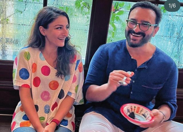 Soha Ali Khan’s idea of what is funny comes from her late father Mansoor Ali Khan Pataudi, and brother, actor Saif Ali Khan. (INSTAGRAM/@SAKPATAUDI) Soha Ali Khan’s idea of what is funny comes from her late father Mansoor Ali Khan Pataudi, and brother, actor Saif Ali Khan. (INSTAGRAM/@SAKPATAUDI)