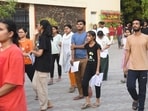 The NEET (UG) is an all India entrance test for students to want to pursue medical courses. (Photo by Santosh Kumar/ Hindustan Times)
