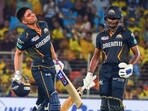 Gujarat Titans' captain Shubman Gill celebrates his century during the match against Chennai Super Kings in the Indian Premier League 2024, at Narendra Modi Stadium in Ahmedabad
Gujarat Titans' captain Shubman Gill celebrates his century during the match against Chennai Super Kings in the Indian Premier League 2024, at Narendra Modi Stadium in Ahmedabad
