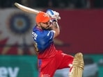Royal Challengers Bengaluru's Virat Kohli plays a shot. Royal Challengers Bengaluru's Virat Kohli plays a shot.
