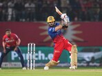 Royal Challengers Bengaluru's Virat Kohli plays a shot. Royal Challengers Bengaluru's Virat Kohli plays a shot.