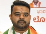 Prajwal Revanna is the National Democratic Alliance (NDA) candidate from the Hassan Lok Sabha seat, which went to polls on April 26 in the second phase of the ongoing general elections (PTI file photo) Prajwal Revanna is the National Democratic Alliance (NDA) candidate from the Hassan Lok Sabha seat, which went to polls on April 26 in the second phase of the ongoing general elections (PTI file photo)