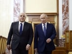 Russian President Vladimir Putin and Prime Minister Mikhail Mishustin