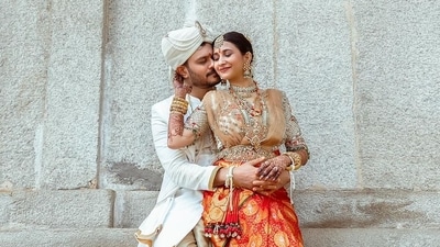 Manvita Kamath and Arun Kumar's wedding was a three-day affair with a cocktail party on April 29 (Photo: Instagram/realmanvitakamath)