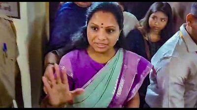 BRS leader K Kavitha was arrested in March in the alleged Delhi liquor policy case and is in judicial custody (PTI FILE) BRS leader K Kavitha was arrested in March in the alleged Delhi liquor policy case and is in judicial custody (PTI FILE)
