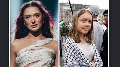 Eden Golan, 20, an Israeli solo singer, qualified with her song "Hurricane" for Saturday's grand event, which will witness 26 countries performing. (X) Eden Golan, 20, an Israeli solo singer, qualified with her song "Hurricane" for Saturday's grand event, which will witness 26 countries performing. (X)