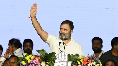 Indian National Congress party leader and candidate for Raebareli constituency, Rahul Gandhi. (AFP) Indian National Congress party leader and candidate for Raebareli constituency, Rahul Gandhi. (AFP)