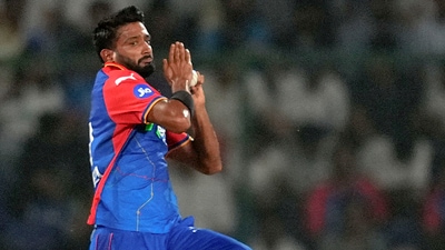 Delhi Capitals' Khaleel Ahmed (PTI) Delhi Capitals' Khaleel Ahmed (PTI)