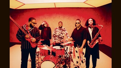 Like alchemists of sound, the Ezra Collective blends traditional jazz with contemporary sounds, including hip hop, soul, funk, and Nigerian Afrobeat. (Via Instagram) Like alchemists of sound, the Ezra Collective blends traditional jazz with contemporary sounds, including hip hop, soul, funk, and Nigerian Afrobeat. (Via Instagram)