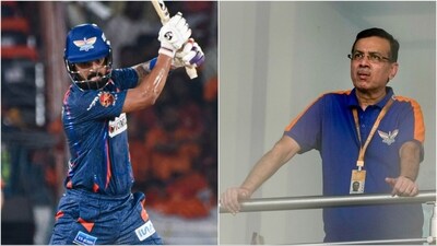 KL Rahul was at the receiving end of Sanjiv Goenka's (R) outburst after LSG's 10-wicket loss to SRH (PTI) KL Rahul was at the receiving end of Sanjiv Goenka's (R) outburst after LSG's 10-wicket loss to SRH (PTI)
