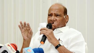 Speaking to media, Pawar criticised Modi for calling Uddhav Thackeray’s Sena and his party (NCP-SP) as fake. (HT FILE) Speaking to media, Pawar criticised Modi for calling Uddhav Thackeray’s Sena and his party (NCP-SP) as fake. (HT FILE)