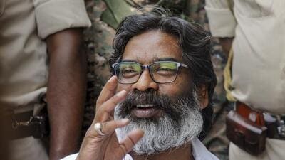 The court, on April 29, issued a notice to ED on Soren’s petition seeking interim bail in a money laundering case lodged by the agency in connection with an alleged land scam in Jharkhand. (PTI) The court, on April 29, issued a notice to ED on Soren’s petition seeking interim bail in a money laundering case lodged by the agency in connection with an alleged land scam in Jharkhand. (PTI)