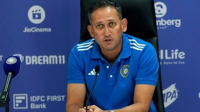 Chief Selector of Board of Control for Cricket in India (BCCI) Ajit Agarkar (AP) Chief Selector of Board of Control for Cricket in India (BCCI) Ajit Agarkar (AP)