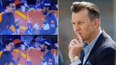 Brett Lee reacted to the blow up between Sanjiv Goenka and KL Rahul (Screengrab-Getty) Brett Lee reacted to the blow up between Sanjiv Goenka and KL Rahul (Screengrab-Getty)