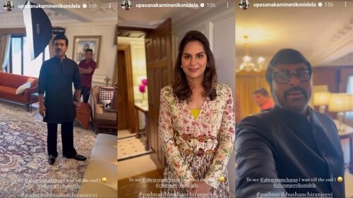 Upasana shared a bunch of pictures and videos. Upasana shared a bunch of pictures and videos.
