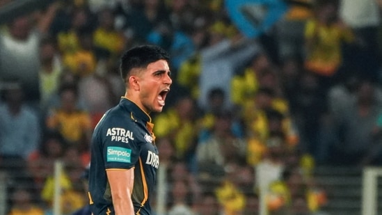 Gill's lazy elegance was on full display throughout his innings as he and Sudharsan picked up pace after a relatively slow start. Gill soon brought up his fourth IPL hundred by sending a Simarjeet full toss through square leg for four. It was the 100th ton in the history of the IPL and the young GT captain celebrated rather animatedly. (ANI)