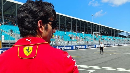 Sharing pictures of his experience at the races on social media.&nbsp;