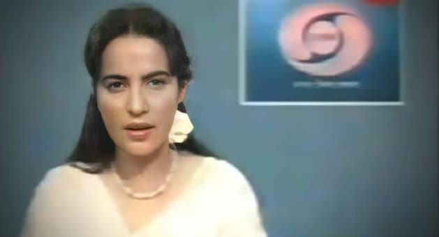 Former Doordarshan news presenter Salma Sultan, with the trademark rose in her hair. Former Doordarshan news presenter Salma Sultan, with the trademark rose in her hair.