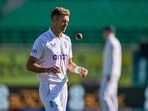 England's James Anderson prepares to bowl during the third day of the fifth and last Test cricket match between India and England England's James Anderson prepares to bowl during the third day of the fifth and last Test cricket match between India and England