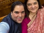 Maneka Gandhi said Varun wants to campaign for her but no decision has been taken on this yet.(PTI)
