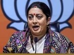 Union minister and Amethi MP Smriti Irani. (File) Union minister and Amethi MP Smriti Irani. (File)