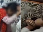 The image shows a UP doctor beating up his wife and two men after allegedly finding them in a compromising position in a hotel. The image shows a UP doctor beating up his wife and two men after allegedly finding them in a compromising position in a hotel.