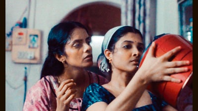 A woman (Kani Kusruti, above left) receives a gift made in Germany, from her estranged husband, and it begins to change her life. All We Imagine As Light, directed by Payal Kapadia, is competing for this year’s Palme d’Or. A woman (Kani Kusruti, above left) receives a gift made in Germany, from her estranged husband, and it begins to change her life. All We Imagine As Light, directed by Payal Kapadia, is competing for this year’s Palme d’Or.