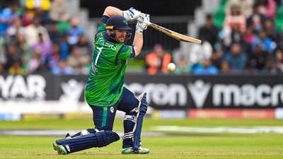 Paul Stirling led Ireland to a win vs Pakistan in the first T20I. (Ireland Cricket Twitter) Paul Stirling led Ireland to a win vs Pakistan in the first T20I. (Ireland Cricket Twitter)