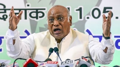 Congress President Mallikarjun Kharge (ANI Photo) Congress President Mallikarjun Kharge (ANI Photo)