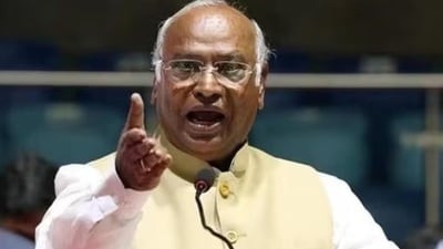 Congress party president Mallikarjun Kharge (HT File Photo)