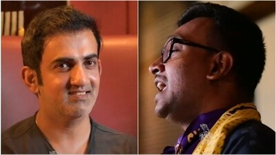 KKR fan requests Gautam Gambhir (L) to never leave the franchise (X/KKRiders) KKR fan requests Gautam Gambhir (L) to never leave the franchise (X/KKRiders)