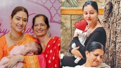 Disha Parmar and Rubina Dilaik on Mother's Day Disha Parmar and Rubina Dilaik on Mother's Day