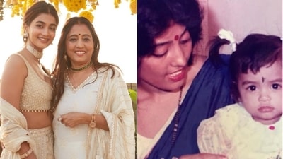 Pooja Hegde's mother Lataa Hegde shares some heartwarming memories with the actor. Pooja Hegde's mother Lataa Hegde shares some heartwarming memories with the actor.
