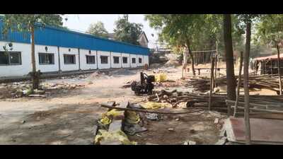 The new building in which the Tata centre would start functioning in Katra, Prayagraj (HT Photo) The new building in which the Tata centre would start functioning in Katra, Prayagraj (HT Photo)