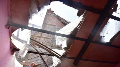 The owner of the under-construction house fled and did not come to the site following the incident, said police. (Sakib Ali/HT Photo) The owner of the under-construction house fled and did not come to the site following the incident, said police. (Sakib Ali/HT Photo)
