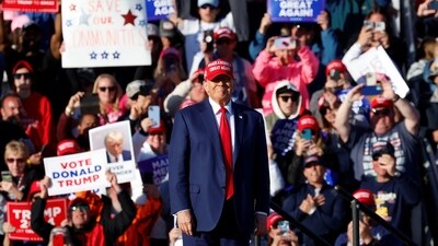Former U.S. President and Republican presidential candidate Donald Trump attends a campaign rally in Wildwood, New Jersey, U.S., May 11, 2024. REUTERS/Evelyn Hockstein (REUTERS)