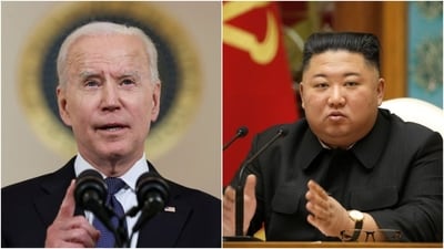 The world leader blunder occurred when Biden was targeting former President Donald Trump at a campaign reception in California's Portola Valley. The Democrat was blasting his GOP rival over his close ties with the North Korean dictator. (Reuters)