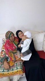 Sana Khan with her mother Saeeda Sana Khan with her mother Saeeda
