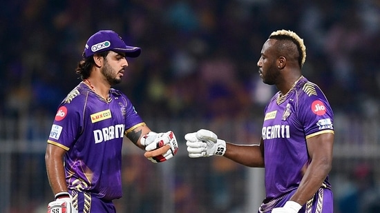 Nitish Rana (33) and Andre Russell (24) also played crucial knocks for Kolkata Knight Riders in the rain-affected to help them post a challenging total. (ANI )