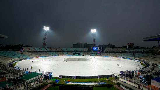 The mega clash was delayed by 1 hour and 45 minutes due to rain, and it was also reduced to 16 overs per side contest. (PTI)