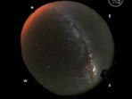 Rare auroral activity in Ladakh captured by Indian researchers(X/@PrinSciAdvOff)