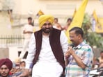 CM Kejriwal holds roadshow in Delhi's Moti Nagar area.