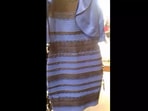 The gold and white dress that went viral in 2015. The gold and white dress that went viral in 2015.